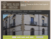 Tablet Screenshot of hotelpalazzofortunato.com